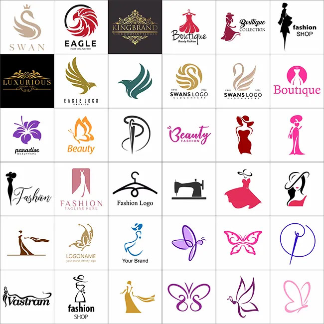 طراحی لوگو مزون و تولیدی پوشاک