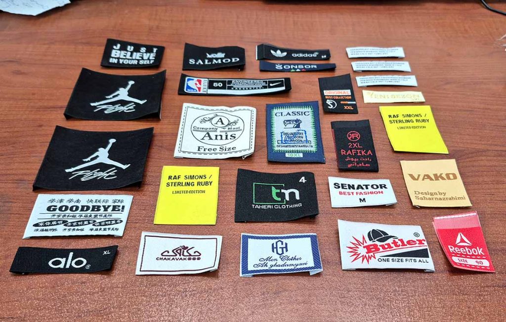 چاپ مارک لباس و اتیکت لباس در اهواز